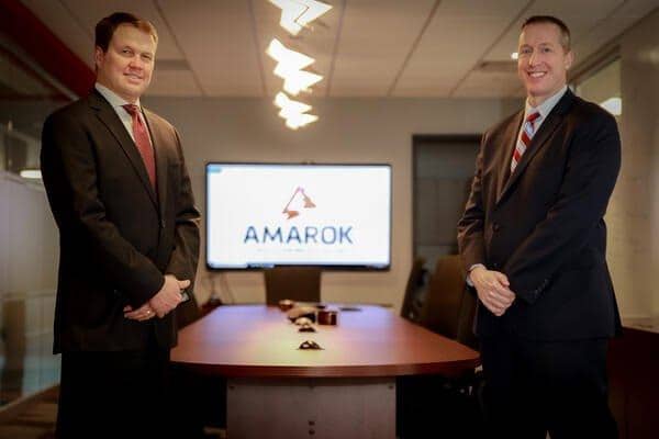 AMAROK's CEO, Mark Wesley, and VP of Sales and Marketing, Michael Dorrington, announce the rebrand of Electric Guard Dog to AMAROK.