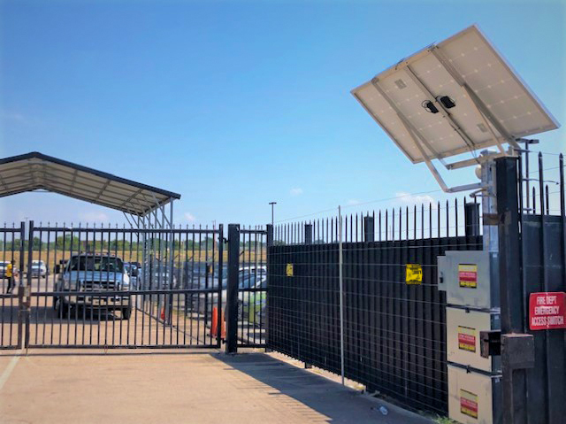 Auto Auction Electric Security Fence