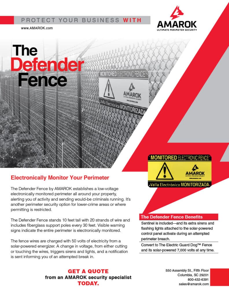 The Defender Fence - Product Sheet