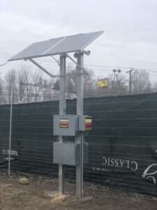 Electric Fence Powered By a Solar Panel