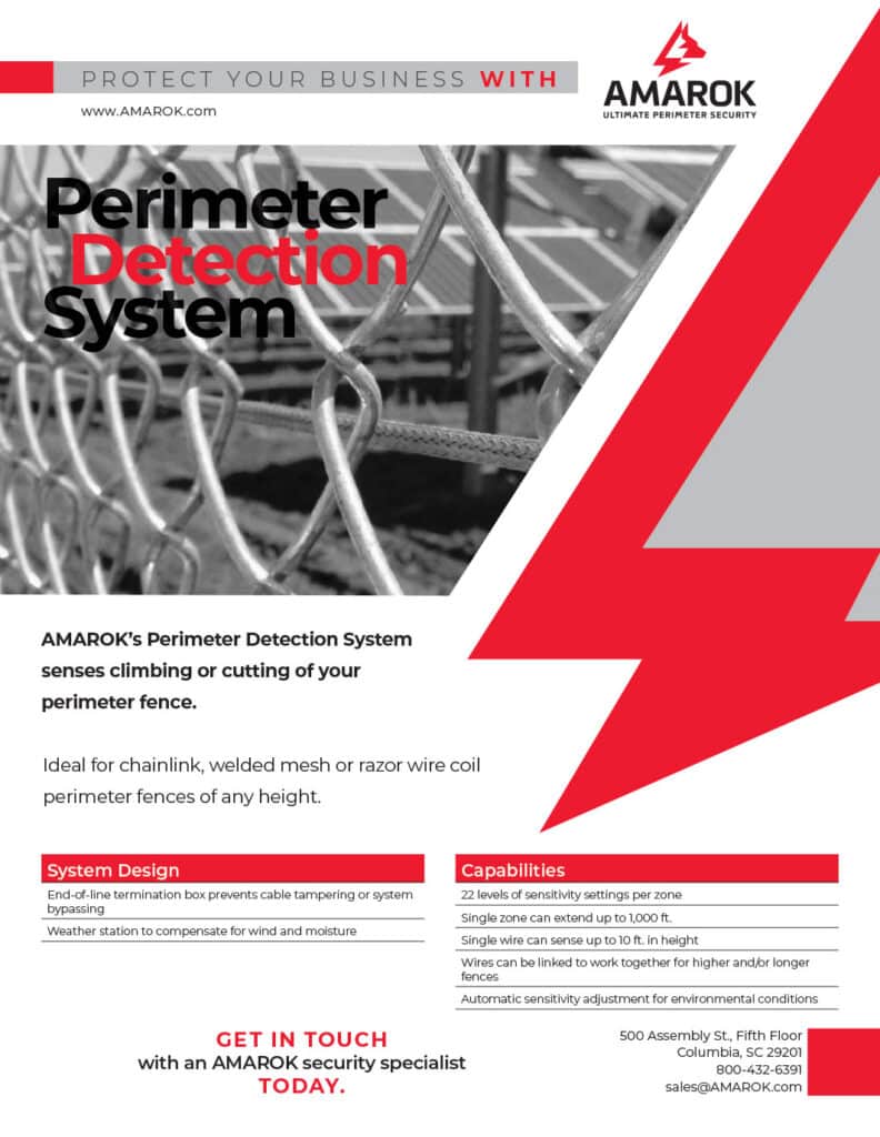 Perimeter Detection System - Product Sheet
