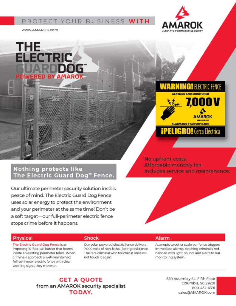 The Electric Guard Dog Fence - Product Sheet