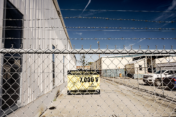 EGD Fence with Sign and chainlink