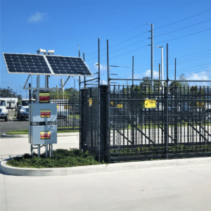 Solar Security Gate
