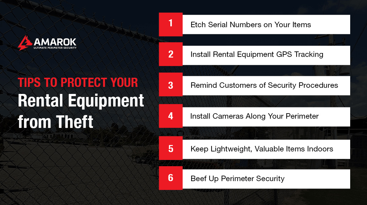 Tips to Protect Your Rental Equipment from Theft