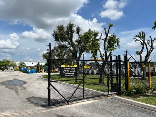 Equipment Rental Security Fence
