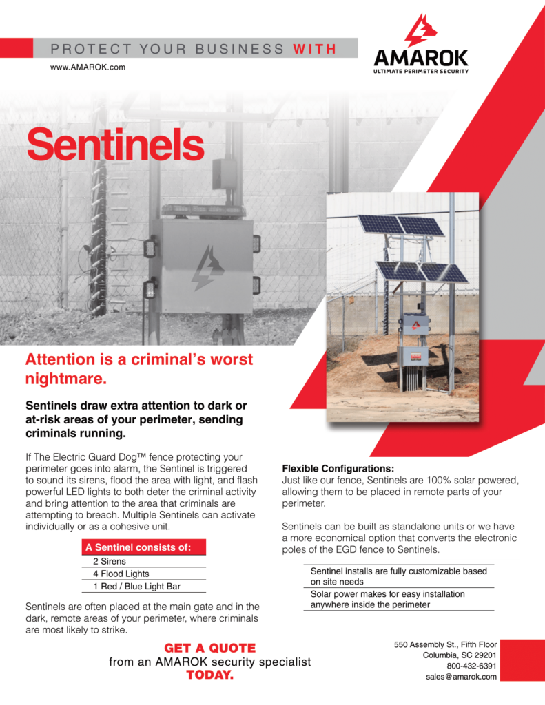 Sentinels Product Sheet