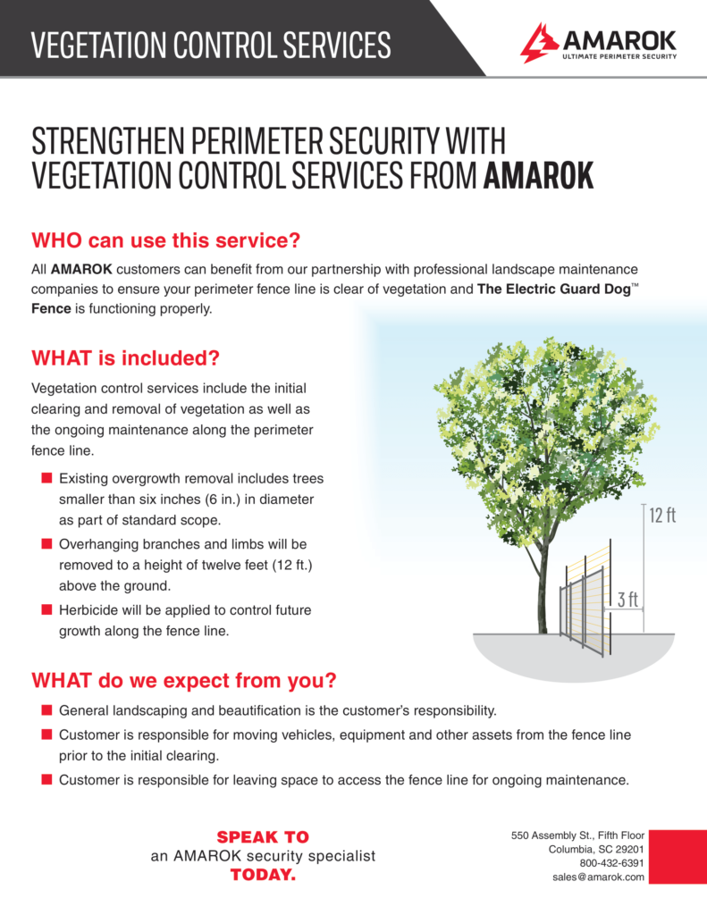AMAROK Vegetation Control Product Sheet