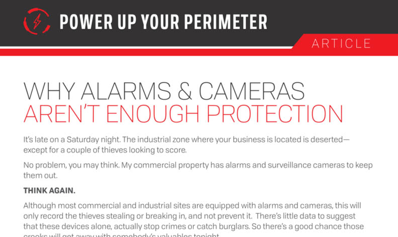 Why Alarms & Cameras Aren't Enough Protection