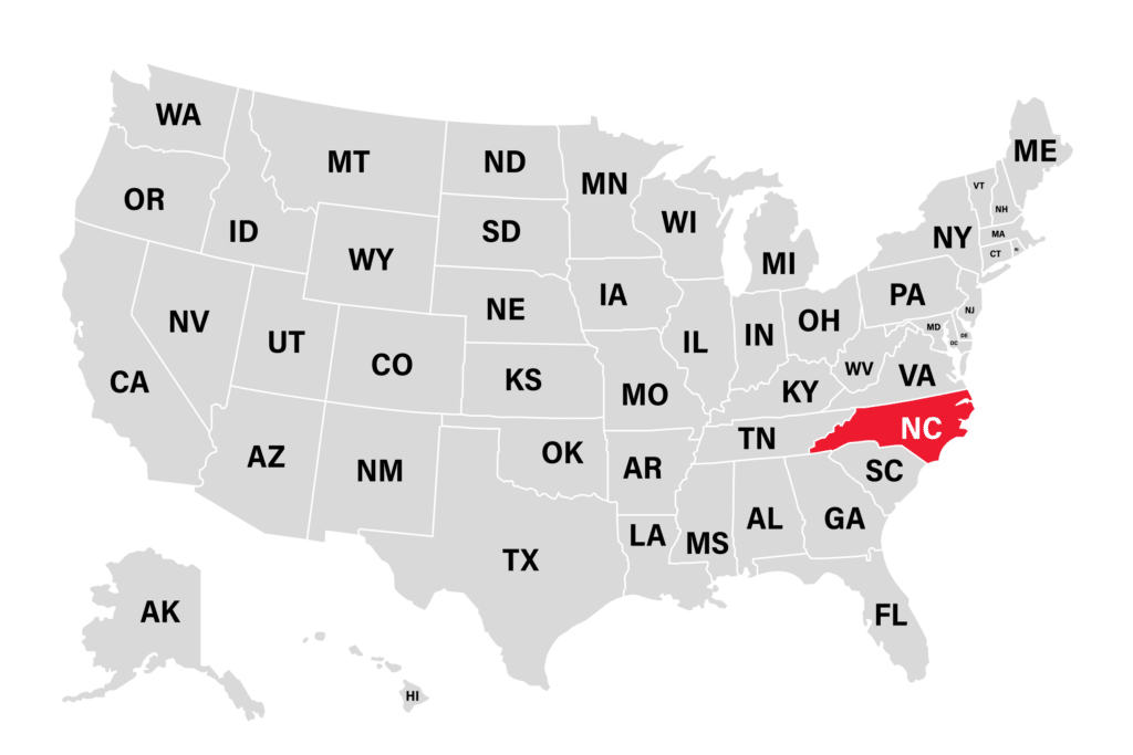 North Carolina Map