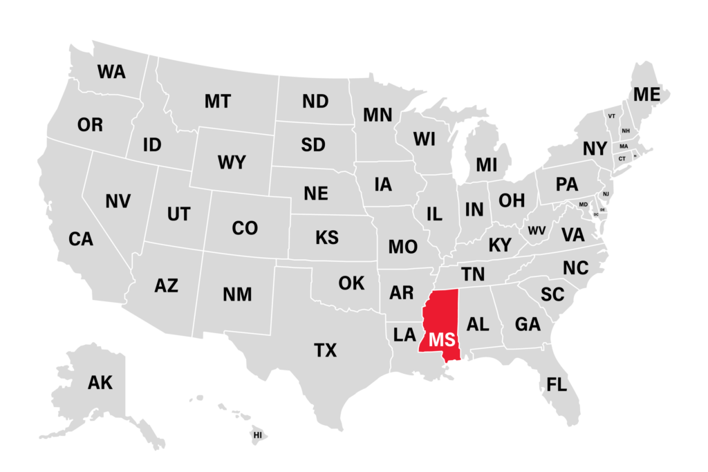 Mississippi Map