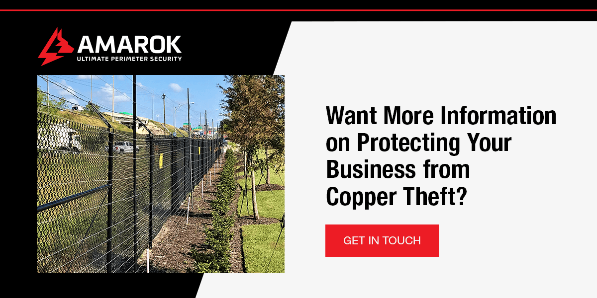 Information on protecting your business from copper theft