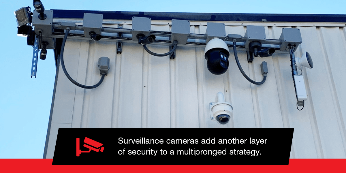 surveillance cameras add another layer of security