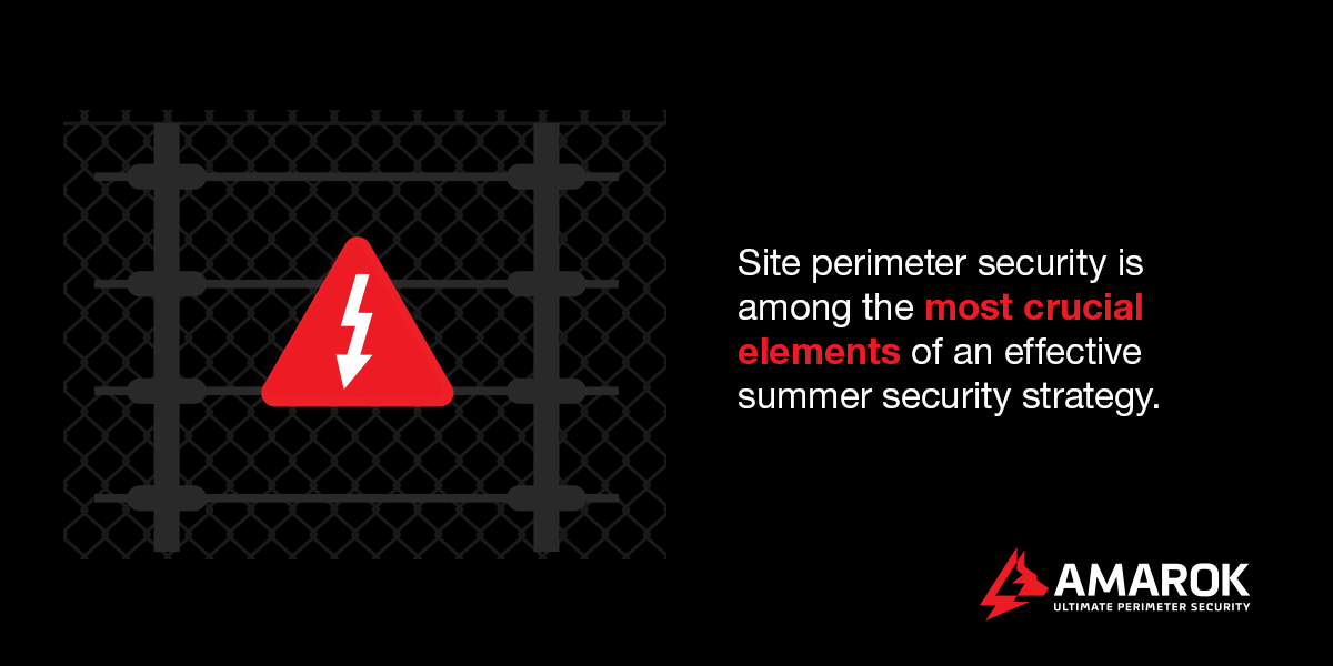 Site perimeter security is among the most crucial elements of an effective summer security strategy