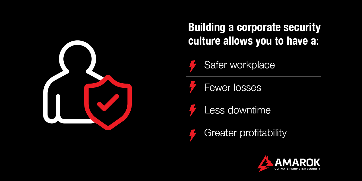 Building a corporate security culture allows you and your employees to reap the benefits of having a safer workplace