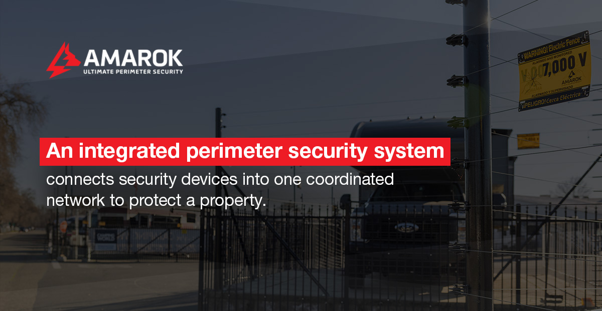 An integrated perimeter security system